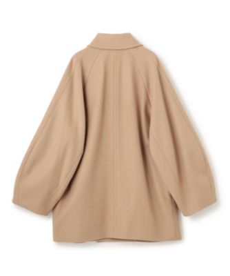 BEIGE，(ベイジ)のGABELLE / ミドル丈スタンドカラーウールコート通販