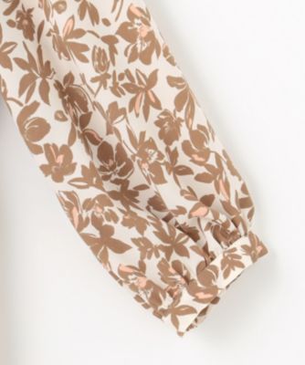 自由区 L(ジユウク エル)の【洗える】スノーフラワープリント