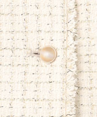 ANY SIS(エニィスィス)のファンシーツイードペプラム ジレ通販