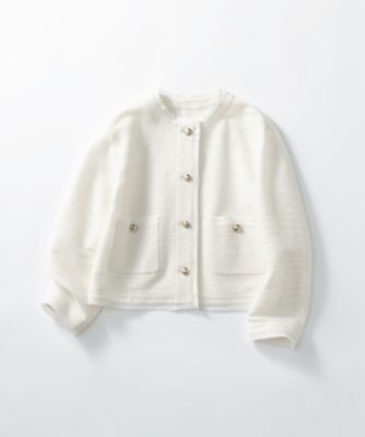 Oggi5月号掲載　今季新品　23区サマーツイード ジャケット　40 11号 23区｜【Oggi5月号掲載】サマーツイード ジャケット | Rakuten
