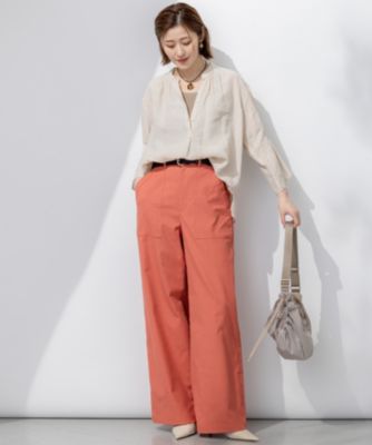 23区(ニジュウサンク)の【洗える】LIBECO タックスリーブ シャツ通販