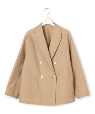 VERY掲載☆今期新品☆ 23区　洗えるブライトワッシャージャケット 23区(ニジュウサンク)の【洗える】MANTECO ブライトワッシャー