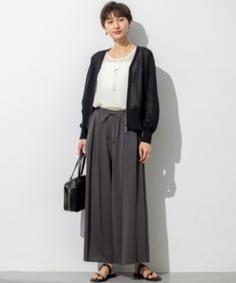 23区(ニジュウサンク)の【洗える】ライトシアーニット ブルゾン通販