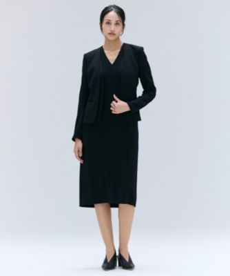 BEIGE，(ベイジ)の【洗える】CINDY / Vネックハーフスリーブワンピース