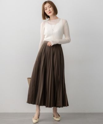 23区(ニジュウサンク)の【洗える】シアーリブハイネック ニット通販