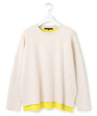 23区(ニジュウサンク)の【洗える】ダブルフェイス プルオーバー ニット