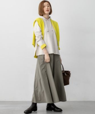 希少 フランス製 90s アニエスベー ダブルフェイス ニット パーカー S 23区 S(ニジュウサンク エス)の【洗える】ダブルフェイスニット