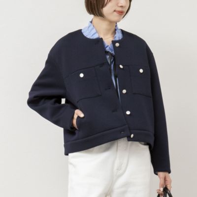 NOLLEY'S(ノーリーズ)のウォッシャブルエアボールクルーネック