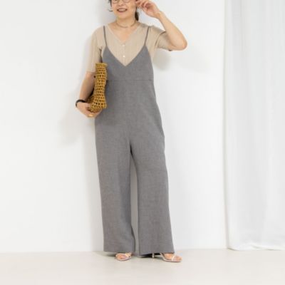 Rie Miller　ウォッシャブルエアーシャークオールインワン Rie Miller オールインワン 「セットアップ対応」「PR林別注