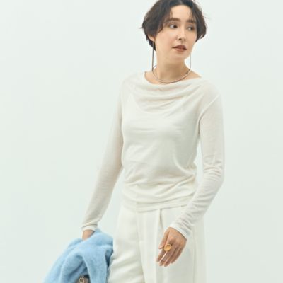 NOLLEY'S sophi(ノーリーズソフィー)のウォッシャブルカシミヤシルク