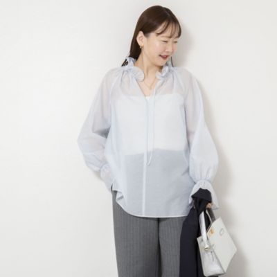 NOLLEY'S sophi(ノーリーズソフィー)のウォッシャブルオーガンジー