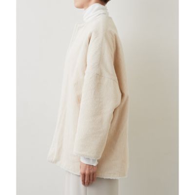 Whim Gazette(ウィム ガゼット)のボアリバーシブルブルゾン通販