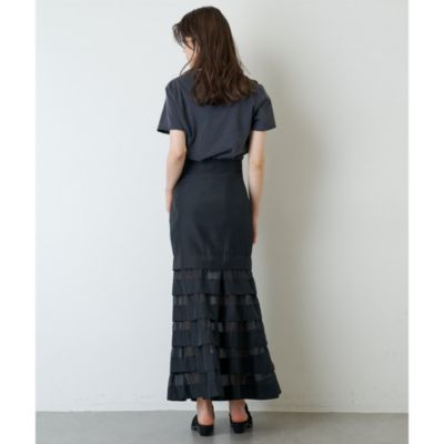 Whim Gazette(ウィム ガゼット)のオーガンジーマーメイドスカート通販