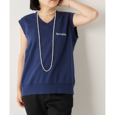 Whim Gazette(ウィム ガゼット)の【Sporty&Rich】ロゴVネック