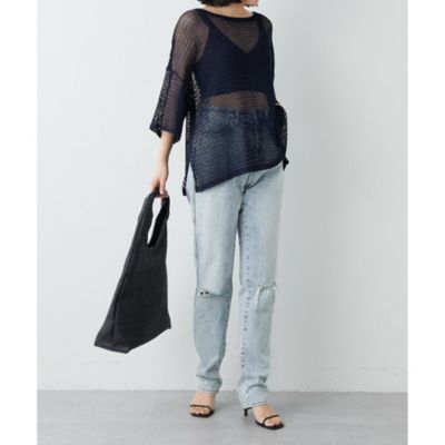 Whim Gazette 半袖メッシュプルオーバー メッシュプルオーバー | Whim Gazette(ウィム ガゼット
