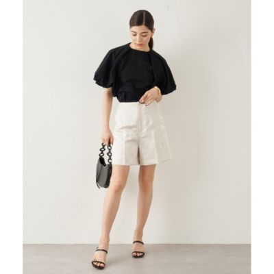 全信頼を寄せる Whim Gazette(ウィム ガゼット)のサテンウォッシャブルショーツ パンツ