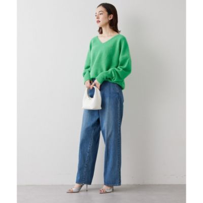 Whim Gazette(ウィム ガゼット)のフォックスウールVネックプルオーバー