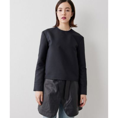 新品 Whim Gazette コンパクトクループルオーバー ブラック Whim Gazette(ウィム ガゼット)のコンパクトクループルオーバー通販