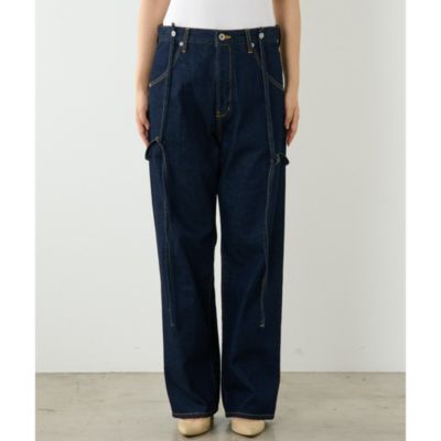 Whim Gazette(ウィム ガゼット)のワンウォッシュサスペンダーDENIM通販