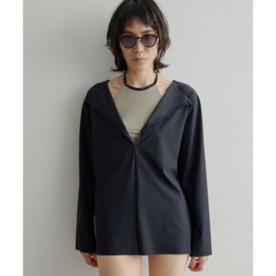 Whim Gazette 水着 2wayプルオーバー　新品未使用タグ付き Whim Gazette(ウィム ガゼット)の＜水着＞2wayプルオーバー通販