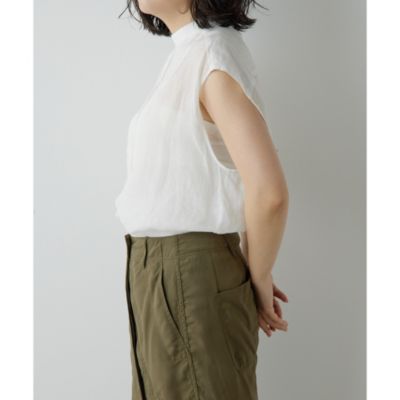 24SS 完売品✨ウィムガゼット ラミーシャツ リネン 麻 オフホワイト 24SS 完売品✨ウィムガゼット ラミーシャツ リネン 麻 オフ
