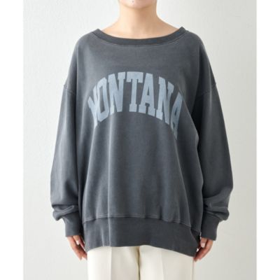 Whim Gazette（ウィムガゼット）　ピグメントロゴウラケプルオーバー ピグメントロゴウラケプルオーバー | Whim Gazette(ウィム