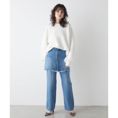 Whim Gazette(ウィム ガゼット)のクルーネックダンボールプルオーバー