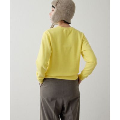 【SALE／60%OFF】 Whim ガゼット)のクラックプリントロゴ裏毛プル Gazette(ウィム トップス