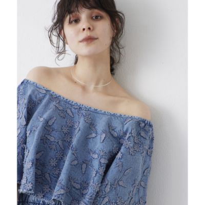 Whim Gazette(ウィム ガゼット)のエンブロイダリージャンプスーツ通販