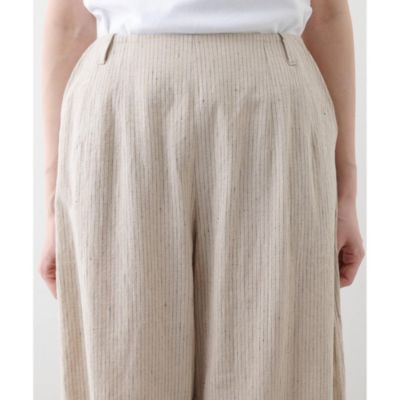 新品　ウィムガゼット　THE PAUSE コットンリネンカーブパンツ Whim Gazette(ウィム ガゼット)の【THE PAUSE】コットンリネン