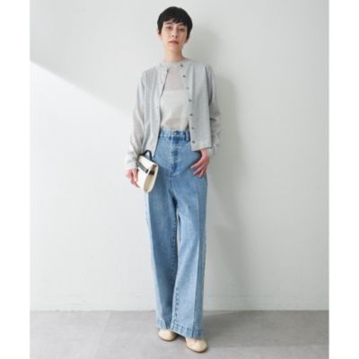 Whim Gazette(ウィム ガゼット)のセンタープレスデニムパンツ
