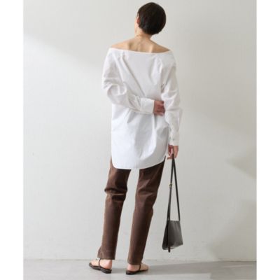 今季未使用2025★定価2.5万★ウィムガゼット ブロードオフショルダーブラウス Whim Gazette(ウィム ガゼット)のブロードオフショルダーブラウス通販