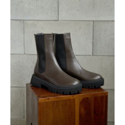 Whim Gazette(ウィム ガゼット)の【THE PAUSE】レザーサイドゴア