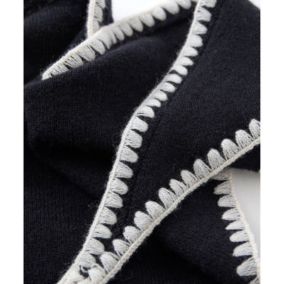 Whim Gazette(ウィム ガゼット)の【Christian AKS】Wool Stitch Stole