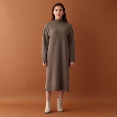 Dressterior Ladies ドレステリア レディース の Classy 1月号 Marisol12月号掲載 ハイネックワンピース通販 集英社happy Plus Store