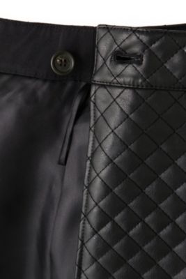 ADORE(アドーア)のキルティングフェイクレザースカート通販