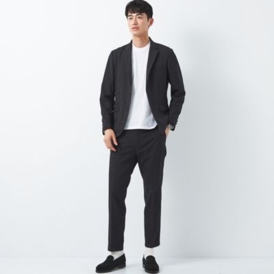 UNITED ARROWS green label relaxing：MEN’S 【WEB限定】JUSTFIT Wライク セットアップ  ジャケット＆パンツ -ストレッチ・防シワ-