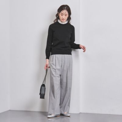 UNITED ARROWS(ユナイテッドアローズ)のスカラップレース 4WAY ニット