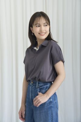 美品　24SS Americana 【LEE別注】【接触冷感】接触冷感スキッパー Americana(アメリカーナ)の【LEE別注】【洗える】【接触冷感