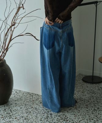 marjour(マージュール)のSUPER WIDE TUCK DENIM通販 | 集英社