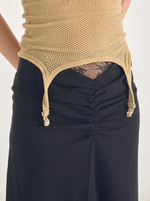 【新品】KANAKO SAKAI ベルベットスカート KANAKO SAKAI(カナコ サカイ)のLAYERED SKIRT通販 | mirabella