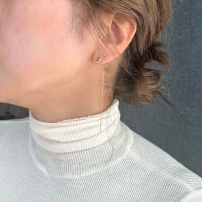 La Soeur(ラ・スール)のバースストーンピアス（K10） ※片耳販売通販