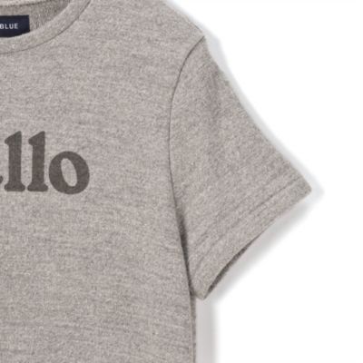 MADISONBLUE Helloプリント グレー スウェット 01 HELLO SWEAT CUSTOM EVENT-embroidery- | MADISONBLUE Official