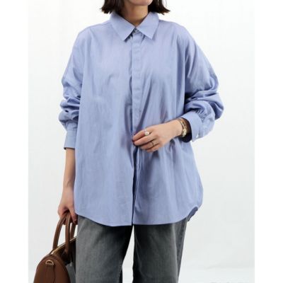 モデル身長:152cm/ブルー/着用サイズ:FREE