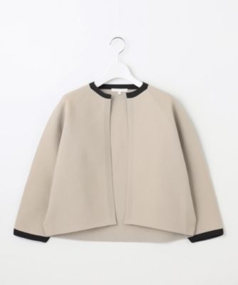 自由区(ジユウク)の【洗える】ポリエステルホールガーメントボレロ