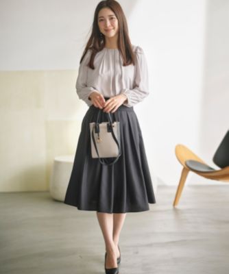 組曲　クミキョク　160cm  ジャケット・スカート　✳︎ブラウスはおまけ 組曲 S(クミキョク エス)の【KUMIKYOKU NAVY】コンフォータブル