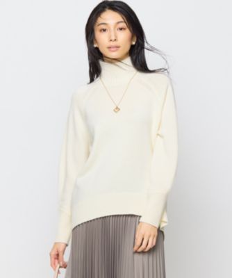 組曲 L(クミキョク エル)の【8色展開・手洗い可】ウールカシミヤミックス ロールネックニット通販 | 集英社HAPPY PLUS STORE