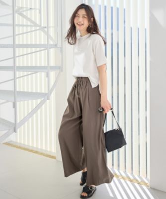 ANY(エニィ)の【新色追加/ウエストゴム】清涼リラックスハイウエスト