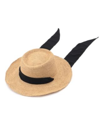 23区【UVケア】ラフィア リボン ハット 23区(ニジュウサンク)の【Oggi8月号掲載/UVケア】ラフィア リボン