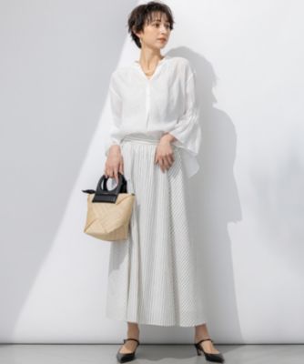 23区(ニジュウサンク)の【洗える】LIBECO タックスリーブ シャツ通販